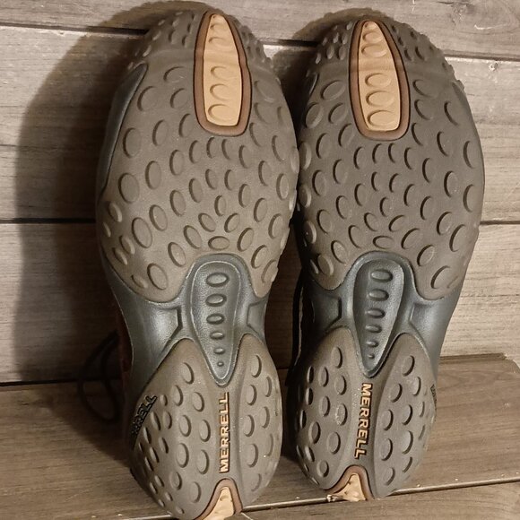 Merrell Performance Mens Hiking Shoes Size 9 J44403 Concord Leather Brown - Picture 16 of 16